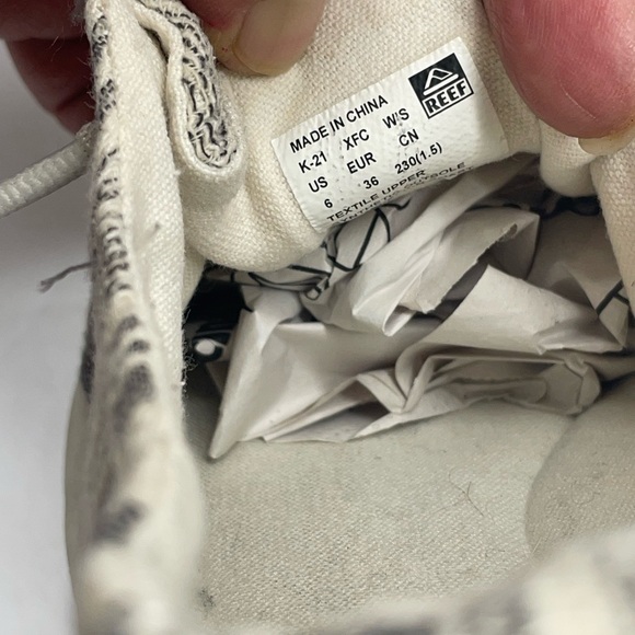 Reef Cream Casual Slip-On Shoes - Picture 2 of 2